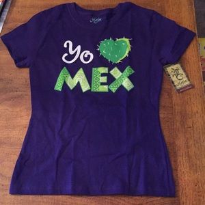 Mexico shirt “Yo 💚 Mex (NWT) Small